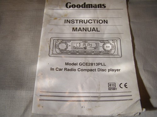 Goodmans gce2813pll car - goodmans,,