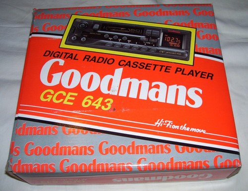 Nos vintage 1990 goodmans - 1990's,