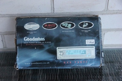Car stereo goodmans gce - car, 7207i